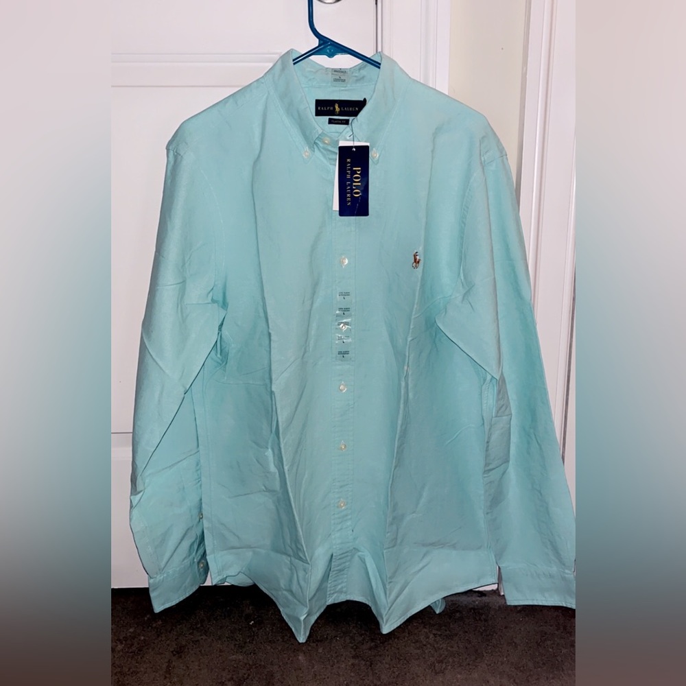 Brand New Ralph Lauren bottom down Large- light green/blue